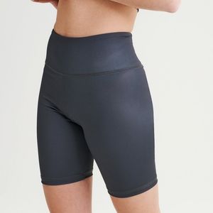 BNWOT biker shorts in charcoal grey by Message Factory
